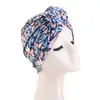 Nuevo sombrero pañuelo para la cabeza estilo bohemio transfronterizo con estampado de caracol, turbante, gorro para protección del cabello JDT-342F