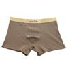 Ropa interior de algodón para hombre de los años 50, de cintura media, antibacteriana, de algodón, con parte inferior en forma de U, sin costuras, de talla grande, tipo bóxer para hombre