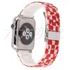Adecuado para Apple Apple Watch S10/Ultra Correa de Resina Correa de Resina Cuadros Explosivos de Tablero de Ajedrez