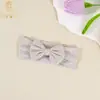 Nuevo accesorio para el cabello infantil transfronterizo europeo y americano: Diadema ancha de nailon con lazo, no ajustada, para bebés y niños pequeños, para proteger la fontanela