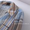 Atacado AliExpress 2024 novo ZA feminina europeia e americana design solto senso de design manga longa xadrez camisa 2343117