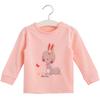 Blusas de Manga Larga para Niñas Camiseta Otoño Camisa Base Infantil Ropa Botón en el Hombro Sudadera Unisex Ropa de Bebé Conjunto de Otoño