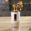 Nueva botella de vino blanco de vidrio rociado 500ml botella de vino vacía juego completo botella de vino rociada de alta gama empaque de flores horneadas caja de regalo
