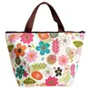 Pinfei Tela Oxford Estampada Bolsa de Hielo Portátil Bolsa de Conservación de Calor Bolsa de Hielo Bolsa para Almuerzo Bolsa para Lonchera Bolsa para Picnic al Aire Libre Bolsa de Conservación de Calor