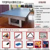 Mesa de Billar Cuatro en Uno, Multifuncional, Automática, Para Uso Doméstico, Interior, Tipo Estándar, Mesa de Tenis de Mesa Estilo Americano para Adultos, Dos en Uno