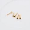 Accesorios de bricolaje Inyección de oro de 14 quilates Pequeños accesorios de circonitas verdes blancas Ojos de Piao Accesorios de perlas con incrustaciones