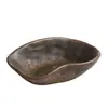 Prato de cerâmica para lanches de formato irregular para uso doméstico, prato de cerâmica para pratos frios, prato para picles, tigela para molho para churrasco e hot pot, pequeno prato para temperos