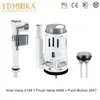 Kit Completo de Acionamento para Vaso Sanitário de Descarga Dupla de 3 Polegadas Conjunto de Instalação Fácil Peças de Reparo para Caixa Acoplada WC para Pedidos B2B Globais K4088