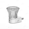 Luz de Noche Enchufable de 0.5W Gy138 Forma Mini Diamante Ahorradora de Energía Regulable Luz de Noche con Sensor de Mesita de Noche