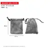 Bolsa para joyas bolsa pequeña de tela bolsa de terciopelo bolsa de terciopelo con cordón bolsa para polvo de joyas pulsera de joyería colgante venta al por mayor
