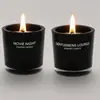Taza transparente vacía de color esmerilado con tapa, vaso de vidrio simple de paredes gruesas electroplateado resistente a altas temperaturas para velas aromáticas