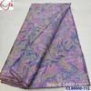 Cheongsam de Flor Grande Bordada Colorida Tela Brocada Jacquard Antigua Tela Brocada Africana Encaje