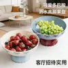 Bandeja de Frutas para Sala de Estar, Nueva Elegante Bandeja de Mesa de Café de Alta Gama, Bandeja con Drenaje de Agua para Frutas Secas, Bandeja de Exhibición para Snacks Diarios