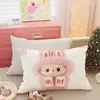 Celebridad de Internet Estilo Nuevo Labubu Terciopelo Ártico Funda de Almohada Forrada de Felpa para Niños 48*74cm Funda de Almohada Individual Funda de Almohada para Dormitorio de Estudiantes