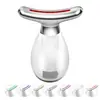 Dispositivo Multifuncional de Belleza para el Cuello, Masajeador de Cuello con Luz de Colores, Dispositivo de Tratamiento de Arrugas Faciales, Dispositivo de Introducción Facial, Dispositivo de Belleza Frío y Caliente