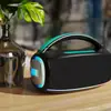 Caixas de Som Bluetooth Transfronteiriças Cuidadosamente Selecionadas, Portátil para Exterior de Alta Potência com Luz RGB Subwoofer Áudio Presentes Atacado