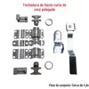 Fechaduras de Porta de Container, Dobradiças de Porta de Furgão, Acessórios para Compartimento Refrigerado, Acessórios para Haste de Travamento de Porta de Compartimento de Furgão