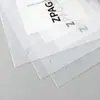 Saco com zíper de PE transparente para roupas, saco autoadesivo para armazenamento de roupas, saco de embalagem personalizável com logotipo imprimível, fabricante