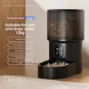 Alimentador Inteligente WiFi para Pets 4L Dispensador Automático de Ração para Gatos e Cachorros com Controle por APP, Temporizador e Gravação de Voz