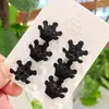 Pinza para el pelo pequeña de terciopelo con lazo para otoño e invierno, Pinza para el pelo DIY de moda 2026 para mujer, Accesorio para el pelo