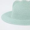 Nuevo sombrero de paja femenino personalizado de verano sombrero embrión sombrero vacaciones junto al mar playa sombrero de paja sombrilla protector solar fábrica venta al por mayor