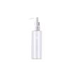 Shengyao Cross-Border Spot 100ml Frasco Transparente de Ombro Reto com Válvula Pump 120ml Loção Óleo de Limpeza Material de Embalagem Cosmética
