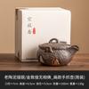 Arcilla de Cerámica Antigua del Fabricante Oro y Plata Olla Atrapada a Mano Olla Individual para el Hogar Gran Capacidad Juego de Té Kung Fu Tetera Antiescaldante con Filtro