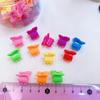 Clip Lateral de Moño Súper Lindo Princesa Bebé Dibujos Animados Accesorios para el Cabello Par Clip Niñas Horquilla de Plástico Horquilla con Bisagra Automática