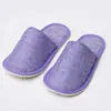 Pantuflas de verano no desechables para uso en hotel y hogar, de algodón y lino, totalmente cerradas, transpirables, adecuadas para masaje de pies, SPA y salón de belleza
