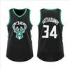 Camisa de Basquete James Masculina Curry Irving Doncic Antetokounmpo Wade Top Camiseta de Secagem Rápida