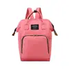 Bolsa de Mamá Nueva Moda Almacenamiento de Leche Portátil Lona Combinación de Colores Mochila Bolsa de Mujer Bolsa para Biberones de Mamá Gran Capacidad