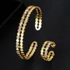 Pulseira Colmeia de Zircônia Personalizada Estilo Ins Transfronteiriço Joia de Mão Versátil Tendência Elegante Simples Anel