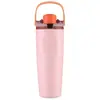 Copo de Frutas Novo Transfronteiriço 30oz Copo Térmico de Aço Inoxidável Grande Capacidade Bolsa Dupla para Bebidas Bolsa para Copo de Água Garrafa de Água Esportiva