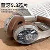 Auriculares Bluetooth Inalámbricos VJ901 Estilo Retro Maillard Auriculares con Tarjeta TF Auriculares Plegables con Cancelación de Ruido Fábrica
