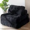 Sofá bolsa de frijol al vacío comprimido de comercio exterior, sofá perezoso, sofá de esponja plegable de tela, sofá modular para sala de estar del hogar