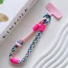 Corda Curta Dopamina Cordão para Celular Pulseira de Pulso Colorida Chaveiro de Cartão Anti-Perda Desenho Animado Fofo Alça de Celular