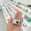 Câmera Digital Mini Retrô Transfronteiriça, Câmera para Cartão de Campus Estudantil, Dispositivo Portátil para Gravação de Fotos e Vídeos