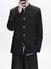2026 Nuevo Estilo Chino Traje Zhongshan Chaqueta para Hombre Primavera Otoño Estilo Chino Cuello Alto Traje Traje Tang Ropa de Abrigo Moda Masculina