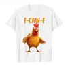 Camisetas divertidas para adultos con meme de gallo F-Caw-F Chicken Humor Adulto para