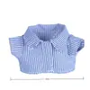 Solo Ropa de MuñecaConjunto de Ropa para Muñeca de Caja Sorpresa de Moda Sombrero de Dinosaurio de Peluche Camisa a Rayas Corbata Accesorios para Muñecas de 10 cm