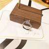 Anillo de Diseño de Uñas de Circonio Micro-incrustado Simple de Estilo Japonés para Mujer Sentido de la Moda Elegante Lujo Ligero Anillo Abierto Ajustable para Mujer