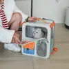 Fabricante Moorpet/Mopet Suministra Directamente Maletas con Ruedas Portátiles para Mascotas para Uso en Exteriores, Mochilas Transpirables de Gran Capacidad para Gatos