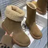Botas Martin de Invierno 2026 Nuevas y Cálidas con Forro de Felpa para Mujer, Planas, Modernas, de Doble Uso, Botas Cortas del Noreste, Botas de Nieve hasta Media Pantorrilla para Mujer