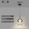 Luminária pendente pequena de vidro torcido, estilo moderno de luxo leve, estilo nórdico para sala de jantar, balcão de bar, lustre de ambiente de quarto de cabeça única, corredor e hall