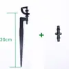 Pica de Tierra de 20 cm Micro Aspersor Atomizador Giratorio para Brotes de Huerto Aspersor Aspersor de Riego Aspersor de Estaca de Plástico Riego por Aspersión