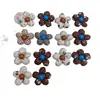 Tela de Puntos Coreana Flor de Cinco Pétalos Sombrero Infantil Accesorios para el Cabello Pasador Cuerda para el Cabello Accesorios Accesorios Accesorios para Bolsa de Regalo