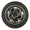 Botones Metálicos Yisen Rose, Botones Decorativos Nuevos para Abrigos de Lana Estilo Chino, Botones para Abrigos de Tweed