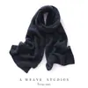 Bufanda tejida de seda y cachemira hueca retro para otoño e invierno, chal para mujer, calentador de cuello versátil y cálido