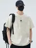 Camiseta de Manga Corta de Marca de Moda para Hombre, Nuevo Estilo Verano 2026, Estampado Tie-Dye, Holgada y Versátil, Camiseta de Media Manga a la Moda para Hombre, Moderna