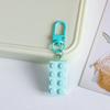 Blocos de construção coloridos Pequena Porta Cadeia Chaveiro Pingente Estudante Telefone Móvel Bolsa Acessórios Decorativos Simples Enfeites Pendurados Presente para Namorada